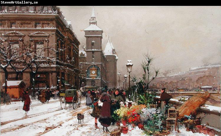 Eugene Galien-Laloue Quai aux fleur (mk21)